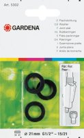 Gardena, 5 Stk. Flachdichtungen f. Hahnstück, 5300