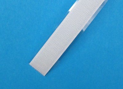 Klett-Hakenband, B:20mm, selbstklebend, weiß