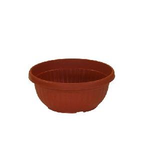 Blumenschale "Harmonie", Kunststoff, terracotta, D:30cm