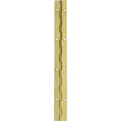 Stangenscharnier, Stahl vermessingt, B:32mm, L:1500mm