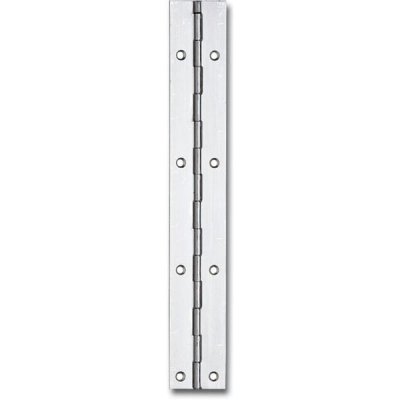 Stangenscharnier, Stahl vernickelt, B:20mm, L:1200mm