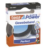 Tesa, Gewebeband "extra Power", B:19mm, schwarz