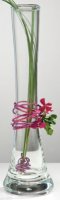X-Vase "Solifleur", Glas, D:8.5/5cm, H:32cm