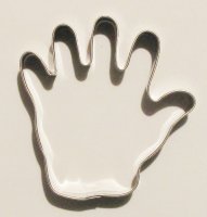Hera, Keksausstecher "Hand", Edelstahl, 70x70mm