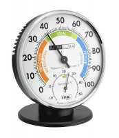 TFA, Thermo-Hygrometer, silber/weiß, 45.2033