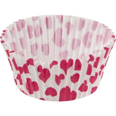Fackelmann, 50 Stk. Muffinförmchen "Herz", D:5cm