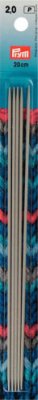 Prym, 5-tlg. Strickspiel, L:20cm, D: 2.0mm
