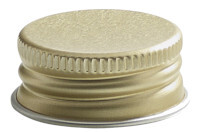 Schraubverschluss, Metall, D:31.5mm, gold