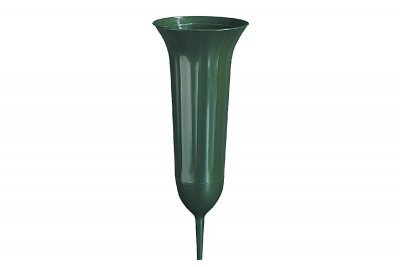 Geli, Grabvase "Tulpe", grün, 31cm