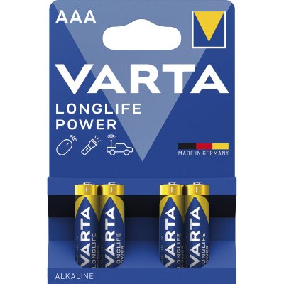 Varta, 4 Stk. Batterie Long Life Power, AAA