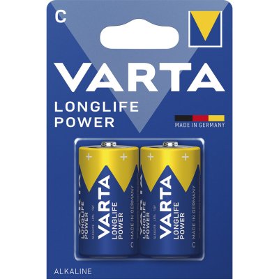 Varta, 2 Stk. Batterie Long Life Power, C