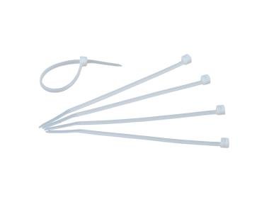 Jäger, 100 Stk. Kabelbinder, natur, 3.6x200mm
