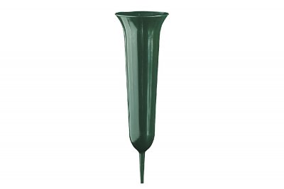 Grabvase, grün, 37cm