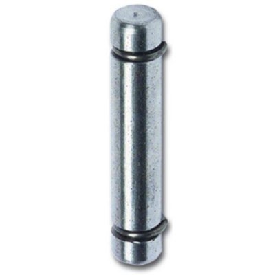 Stift m. Einschlaghülse f. Doppelrolle, D:9mm, Stahl/Zamak