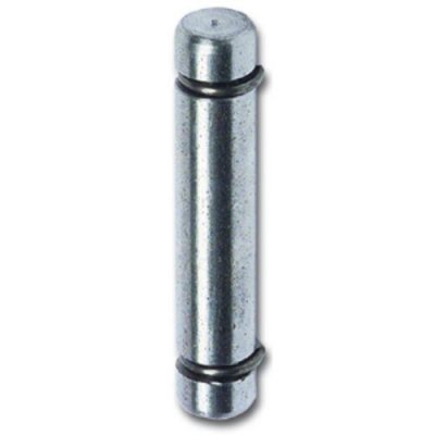 Stift m. Einschlaghülse f. Doppelrolle, D:9mm, Stahl/Kunststoff