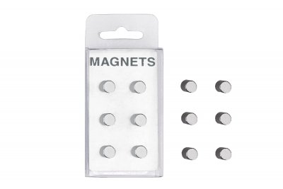 Zeller, 6 Stk. Magnete, D:8mm