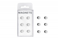 Zeller, 6 Stk. Magnete, D:8mm