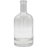 Flasche "Cilindrica" m. Kork, 500ml
