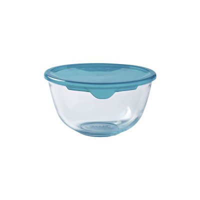 Pyrex, Schüssel m. Deckel, 1 Liter