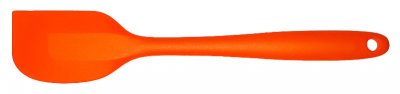 Teigschaber, Silikon, orange, 28cm