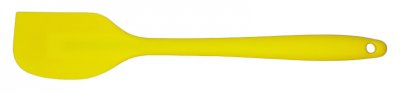 Teigschaber, Silikon, gelb, 28cm
