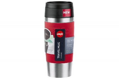 Emsa, Isolierbecher "Travel Mug", 0.36 Liter, dunkelrot
