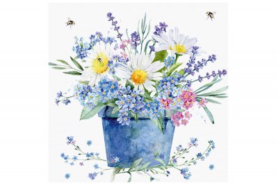 TI-Flair, 20 Stk. Servietten "Blumentopf"