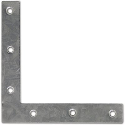 Scheinhaken z. Einlassen, 100x100x16x1mm