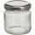 6 Stk. Schraubdeckelgläser "Silber", 106ml
