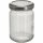 6 Stk. Schraubdeckelgläser "Silber", 156ml