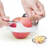 Apfelteiler, verchromt, 8 Schnitze