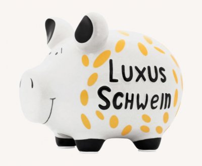 KCG, Sparschwein "Luxus Schwein", 17x15x15cm