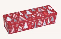 Wurm, Gebäckdose "Tannenbaum rot", 29x7x10cm