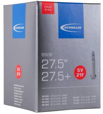 SCHWALBE, Fahrradschlauch 27,5" SV21F 40 mm Freeride