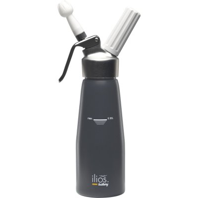 Sahnebereiter "Ilios Bakery", 0.5 Liter, anthrazit