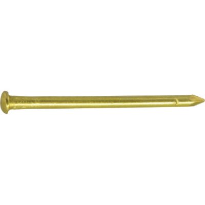 Rundkopfstift, Eisen vermessingt, 1.4x20mm
