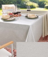 Tischbelag "Capri silber", B:160cm