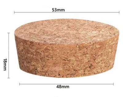 Presskork, konisch, 53-48x18mm