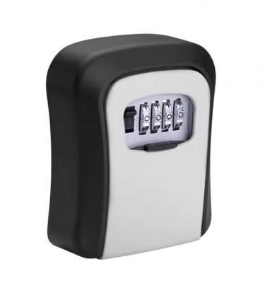 Schlüsselsafe, grau/schwarz