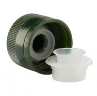 Schraubverschluss m. Ausgießer, PP, D:31.5mm,...