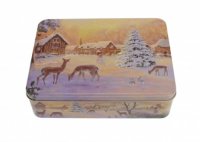 Gebäckdose "Winter Nostalgia", 26x20x7cm