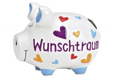 KCG, Sparschwein "Wunschtraum", 15x17x15cm