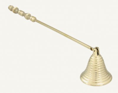 Kerzenlöscher "Glocke", Messing, 25cm