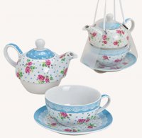 Wurm, Tea-for-One "Rosen blau"
