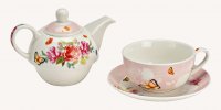 Wurm, Tea-for-One "Rosen / Schmetterling"