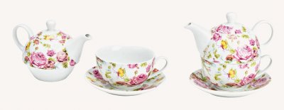 Wurm, Tea-for-One "Rosen pink"