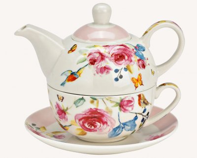 Wurm, Tea-for-One "Rosen bunt"