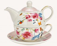 Wurm, Tea-for-One "Rosen bunt"