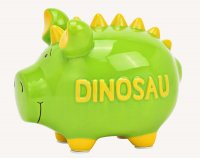 KCG, Sparschwein "Dinosau", 17x15x15cm