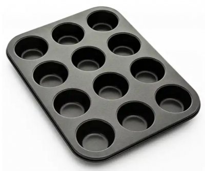 Muffinbackblech, antihaftbeschichtet, 12-fach
